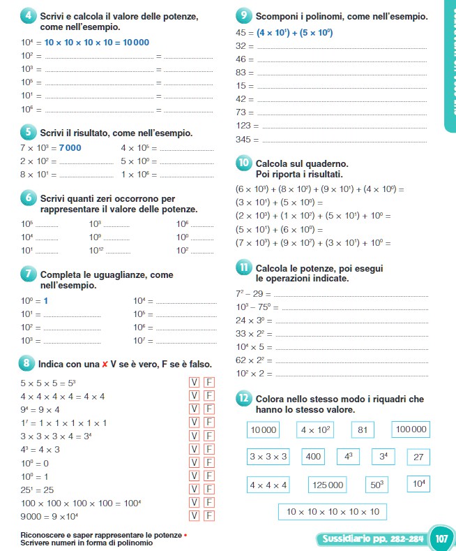 Classe Quinta Digiscuola Matematica Pagina 5